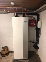 Inverterstyrd NIBE 1255- 12 KW värmer effektivt